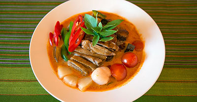 Red duck curry - Chef's Special at Ginreab Thai
